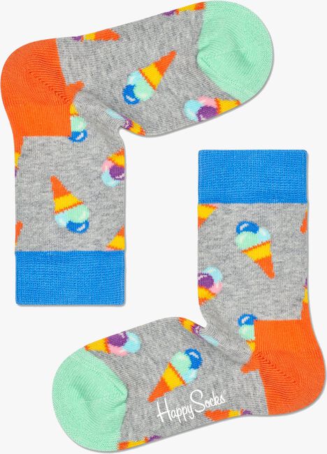 Graue HAPPY SOCKS Socken KIDS ICE CREAM - large