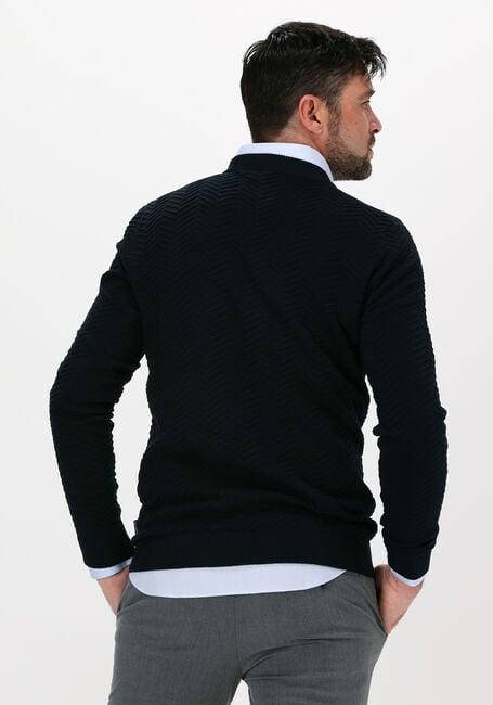 Blaue KULTIVATE Pullover KN RYAN - large