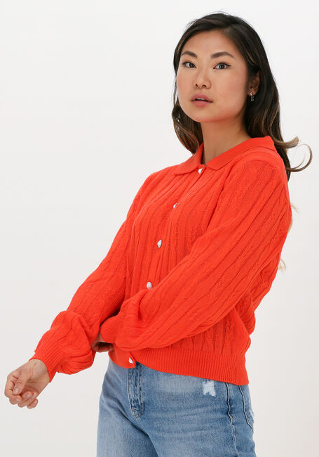 Orangene YDENCE Strickjacke KNITTED TOP COLETTE - large