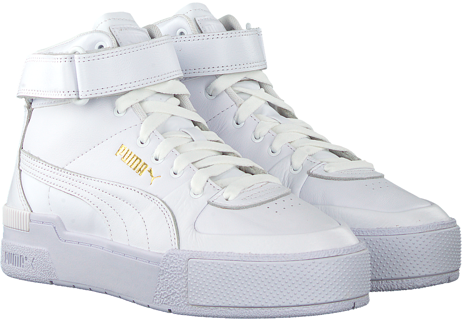 Weiße PUMA Sneaker high CALI SPORT TOP WARM UP WN'S | Omoda
