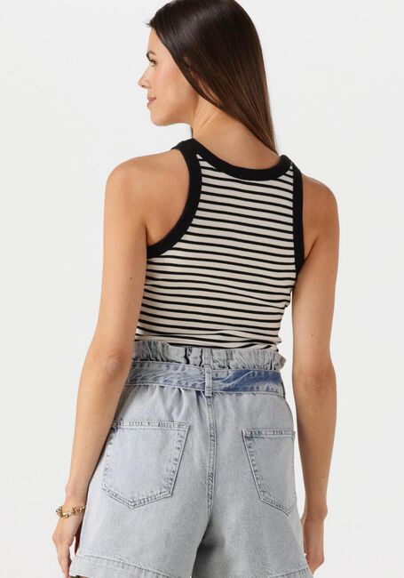 Weiße CATWALK JUNKIE Top STRIPED RIBBED SINGLET - large