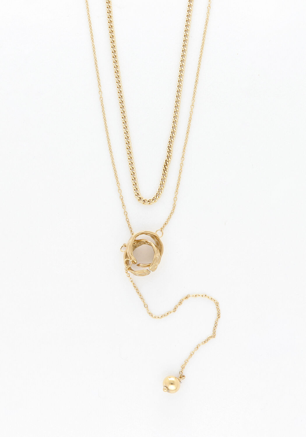 Goldfarbig NOTRE-V Kette X BO - MIMI CHAIN