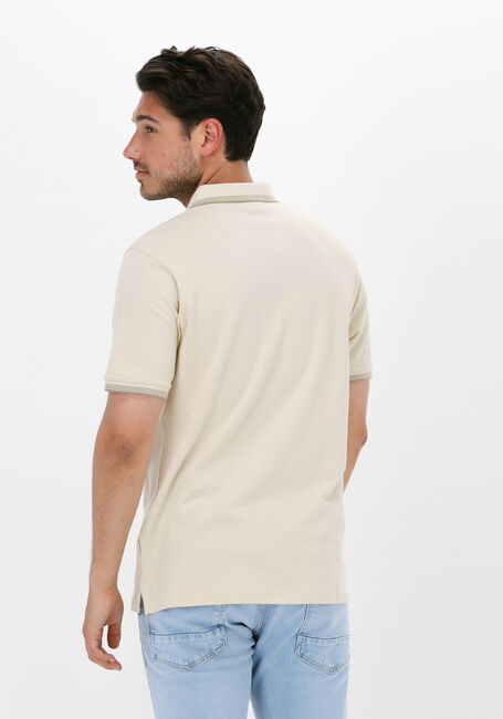 Beige KULTIVATE Polo-Shirt PL STRUCTURE - large
