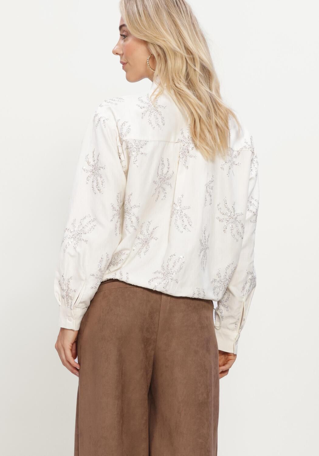 Nicht-gerade weiss NUKUS Blusen ASTER BLOUSE PAILLET - large