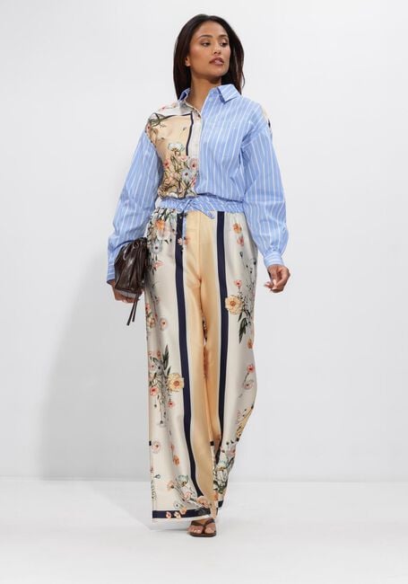 Mehrfarbige/Bunte LIU JO Weite Hose PANT TS NAV LUNGO - large