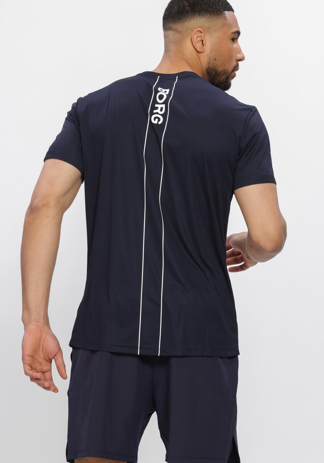 Dunkelblau BJORN BORG Polos & T-Shirts ACE LIGHT T-SHIRT - large