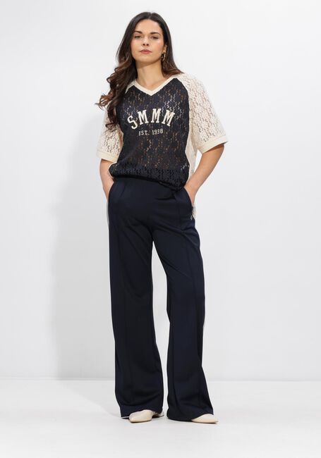 Blaue SUMMUM T-shirt TOP SPORTY LACE - large