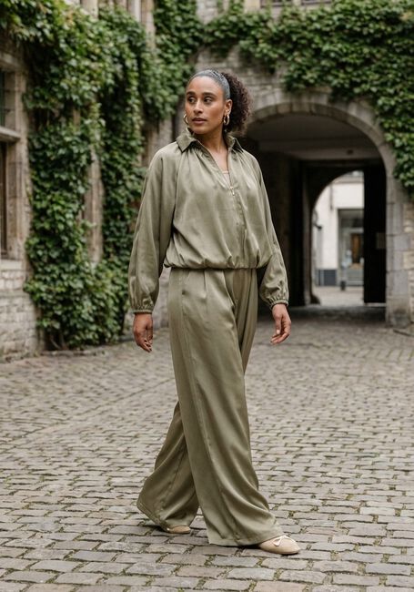 Khaki NUKUS Weite Hose JUNA PANTS - large