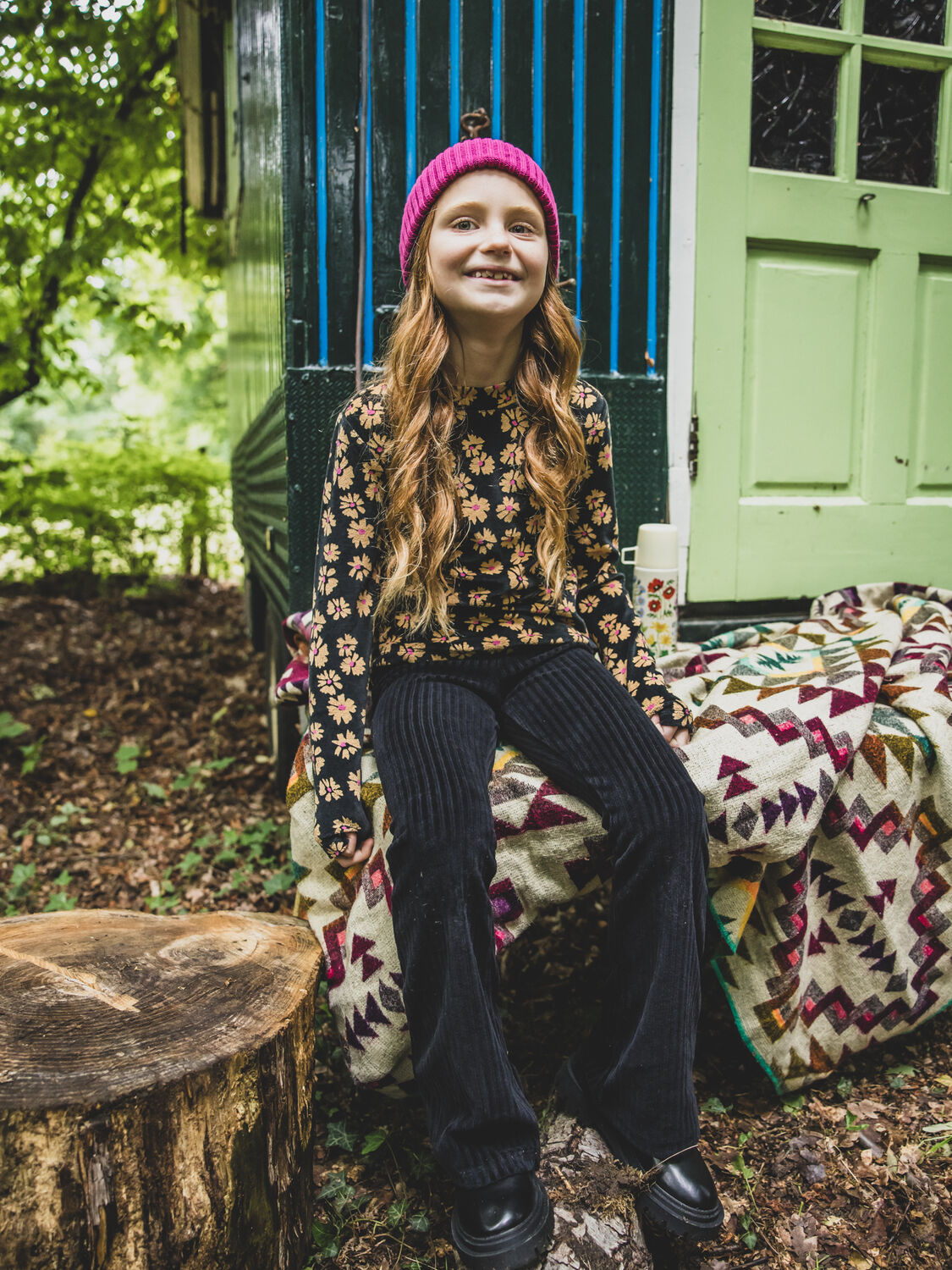 Schwarze LOOXS Little Schlaghose 2531-7606 - large