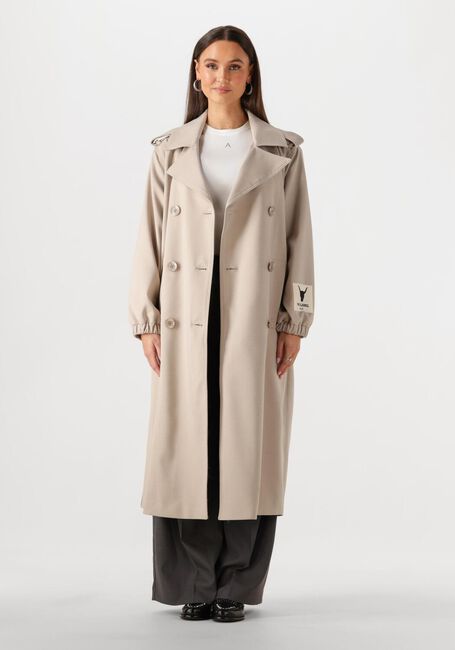Beige ALIX THE LABEL Trenchcoats LADIES WOVEN TRENCHCOAT - large