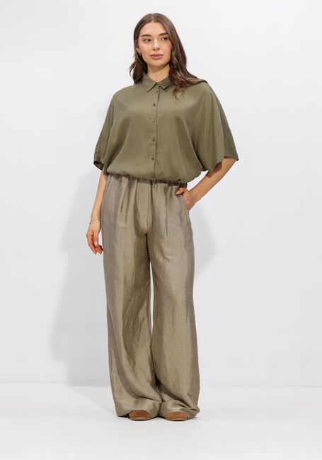 Olive ANOTHER LABEL Blusen ALRILA SHIRT S/S - large