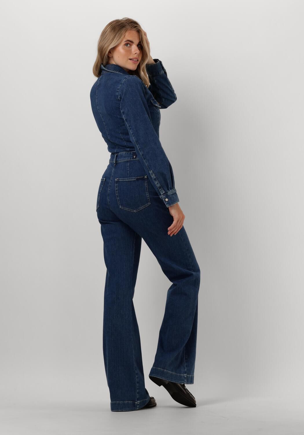 Blaue 7 FOR ALL MANKIND Jumpsuit LUXE JUMPSUIT LADY Omoda