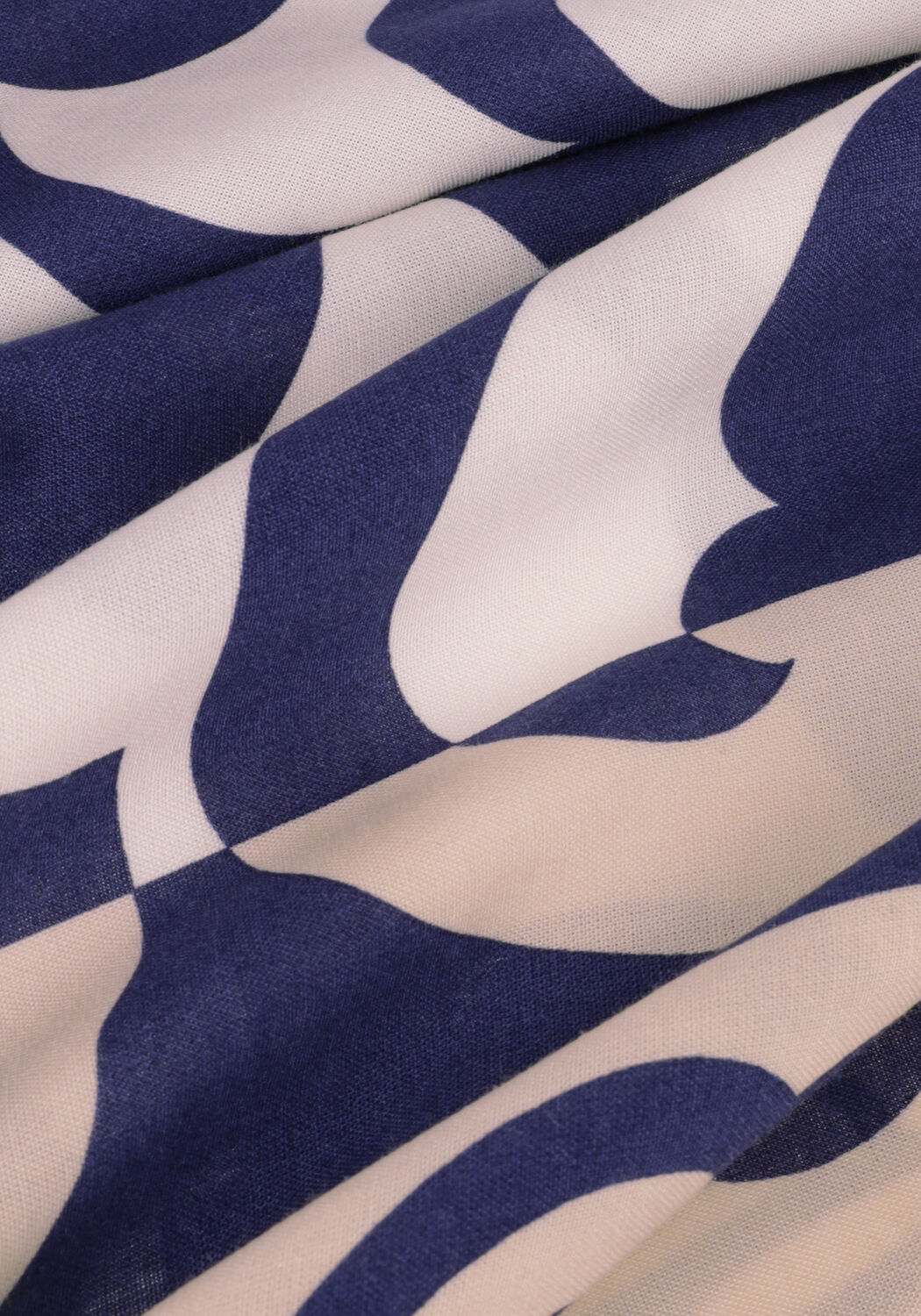 Blaue ACCESS Midikleid LOOSE PRINTED DRESS - large