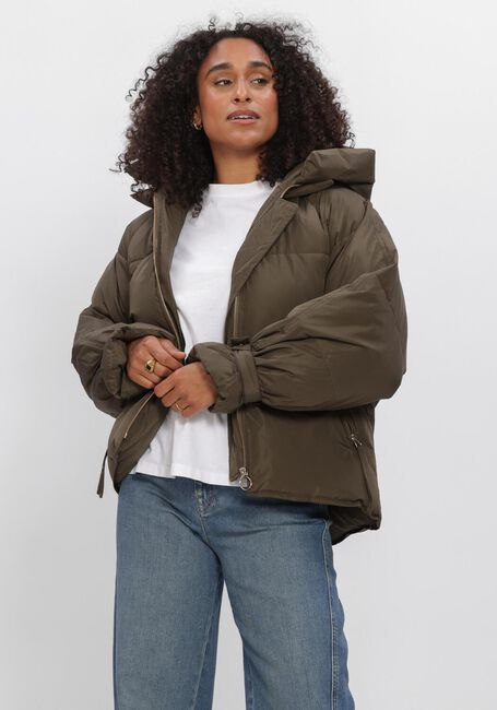 Khaki WITHBLACK Wattierte Jack WBLKYLIE REAL DOWN JACKET - large