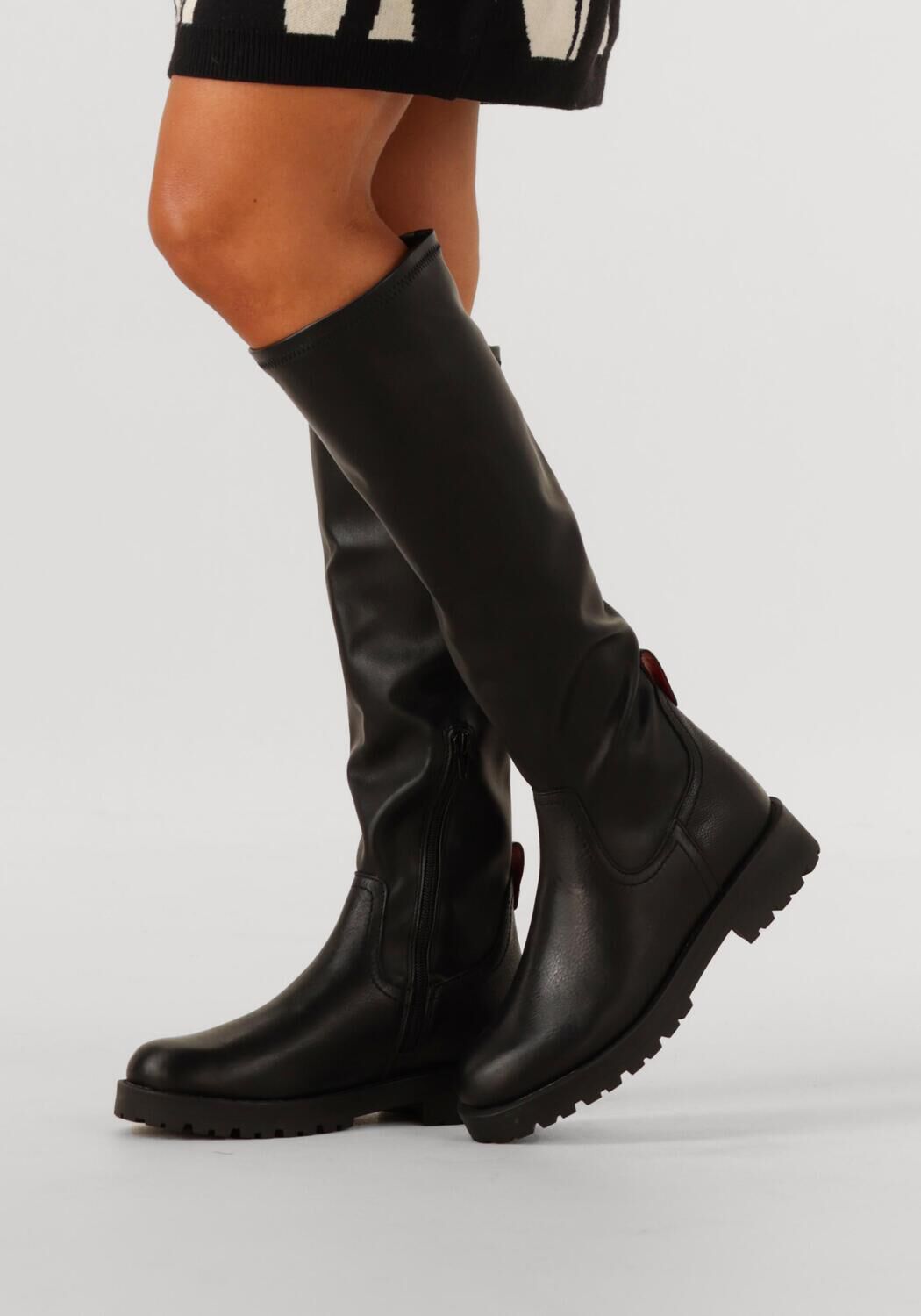 Schwarze HABOOB Hohe Stiefel PARIS - large