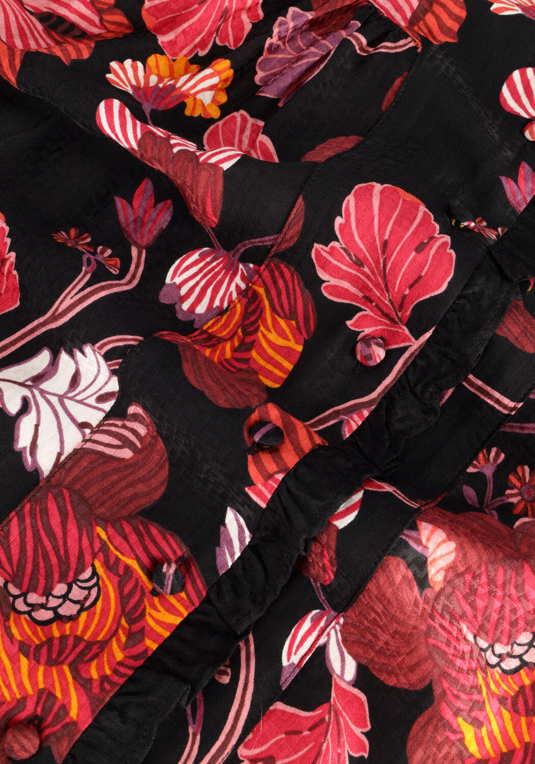 Rote IDANO Blusen BAPTISTA - large