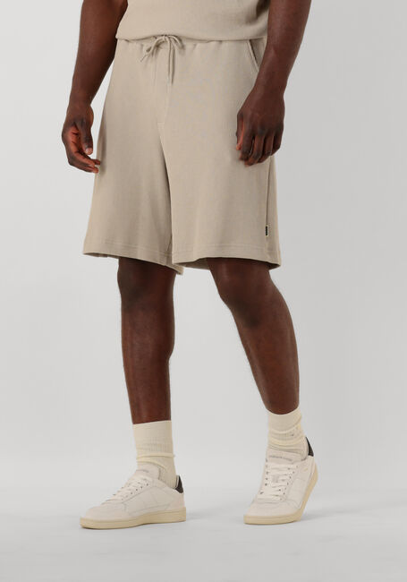 Beige WOODBIRD Kurze Hose WBBEN WAFFEL SHORTS - large