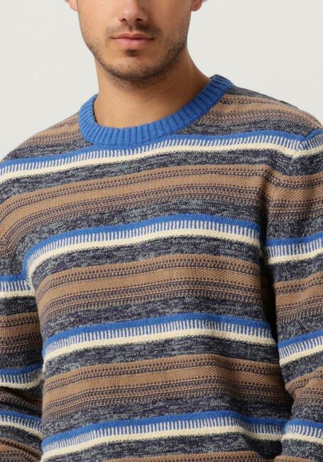 Mehrfarbige/Bunte SCOTCH & SODA Pullover REGULAR FIT MIXED YARN STRIPE MIX PULLOVER - large