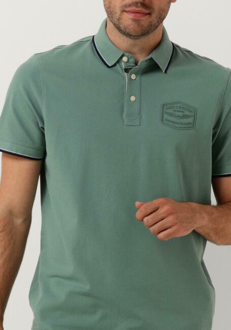 Blaue PME LEGEND Polo-Shirt SHORT SLEEVE POLO STRETCH PIQUE PACKAGE - large