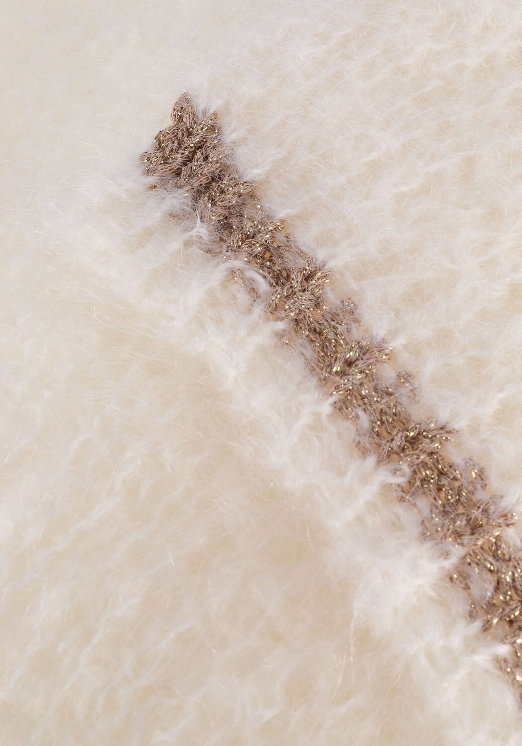 Wei&szlig;e AMERICAN DREAMS Strickjacke OLIVIA MOHAIR CARDIGAN - large