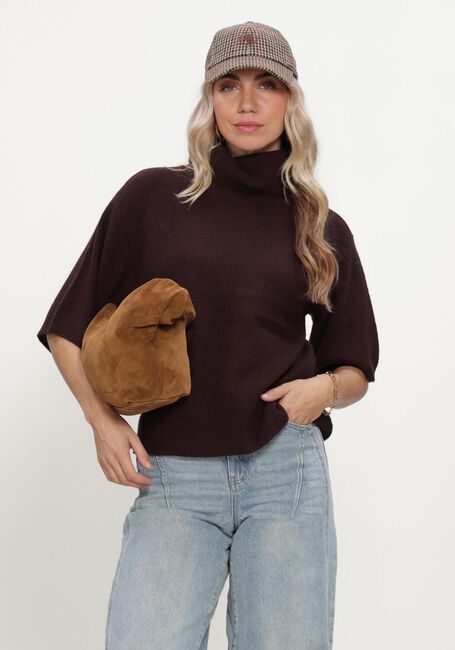 Braune Y.A.S. Rollkragenpullover YASEMILA 2/4 ROLL NECK KNIT PULLOVER S. - large
