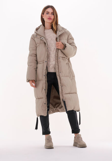 Taupe SECOND FEMALE Wattierte Jack BUFF COAT - large