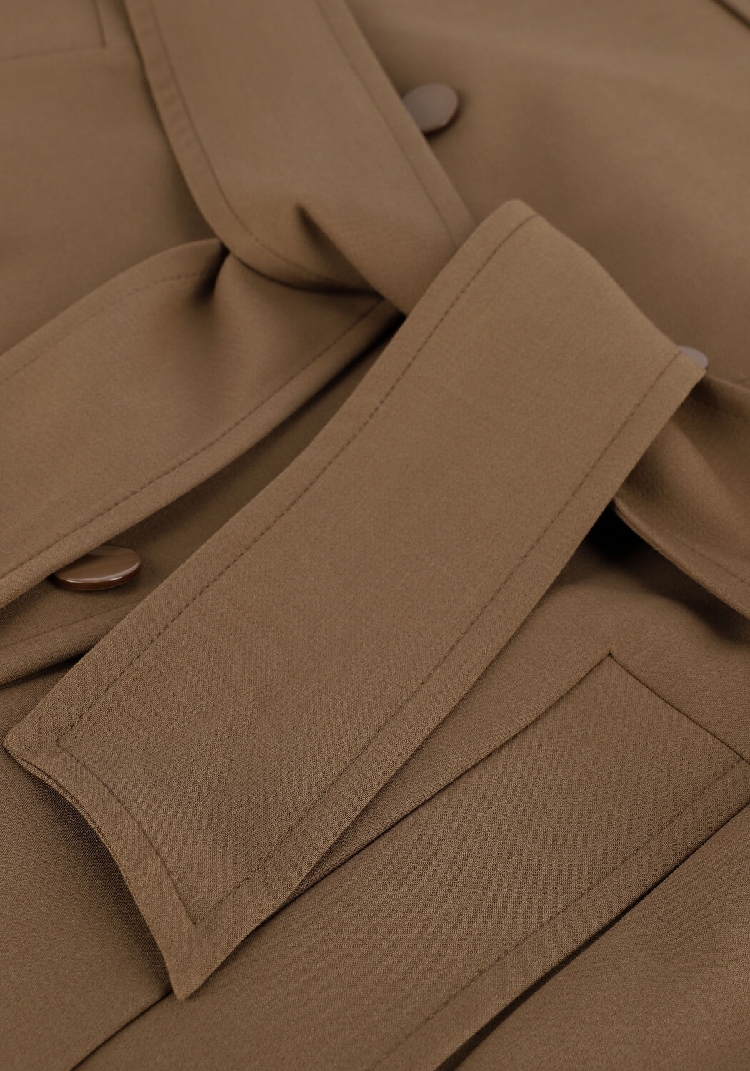 Braune SECOND FEMALE Trenchcoats SILVIA CLASSIC TRENCHCOAT - large