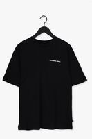 Schwarze COLOURFUL REBEL T-shirt SUNSET BACK PRINT BASIC TEE
