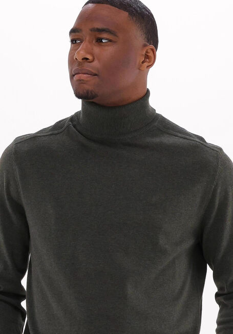 Grüne SELECTED HOMME Rollkragenpullover SLHBERG ROLL NECK - large