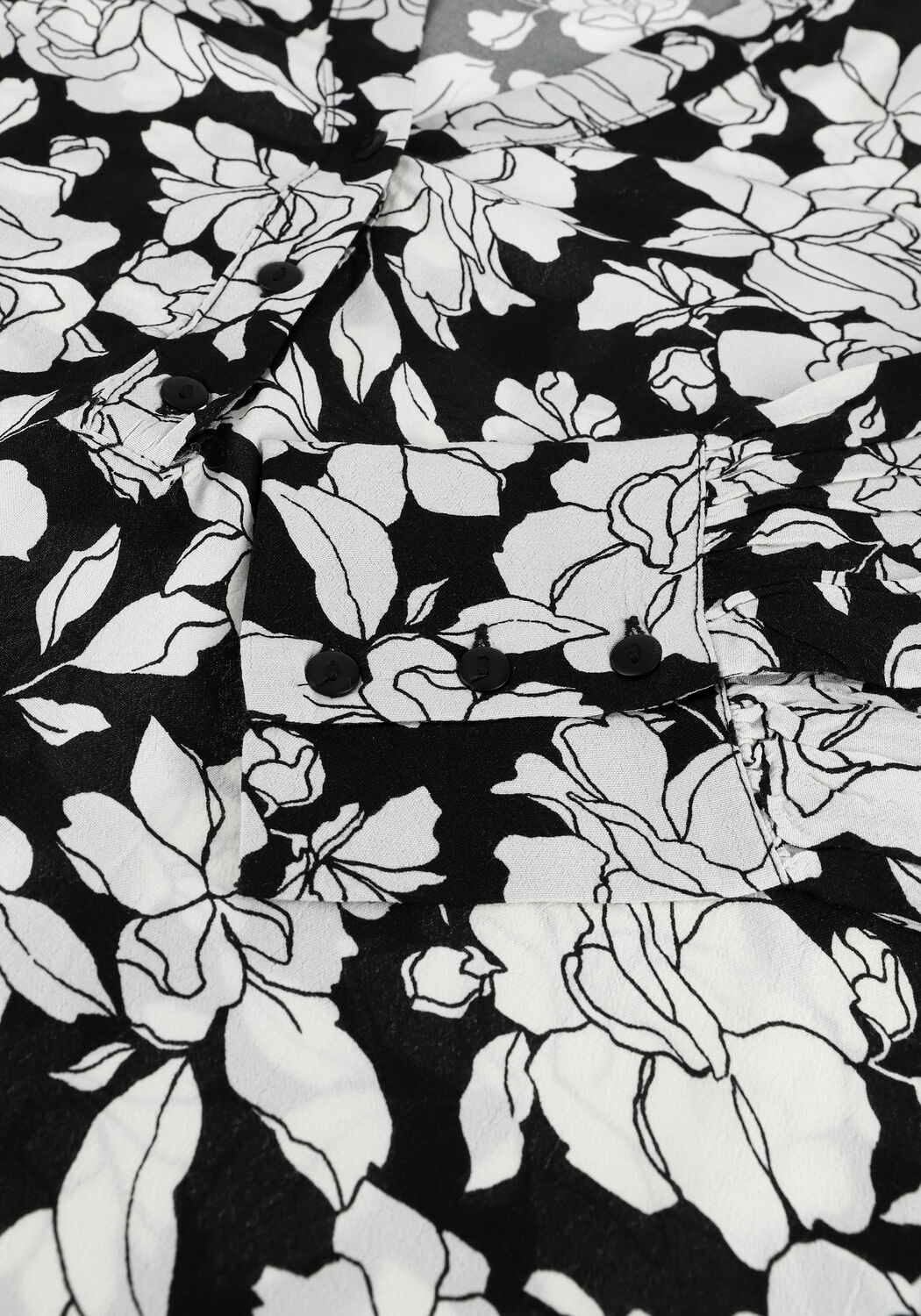 Schwarze MSCH COPENHAGEN Top DEONA MOROCCO LS TOP AOP - large