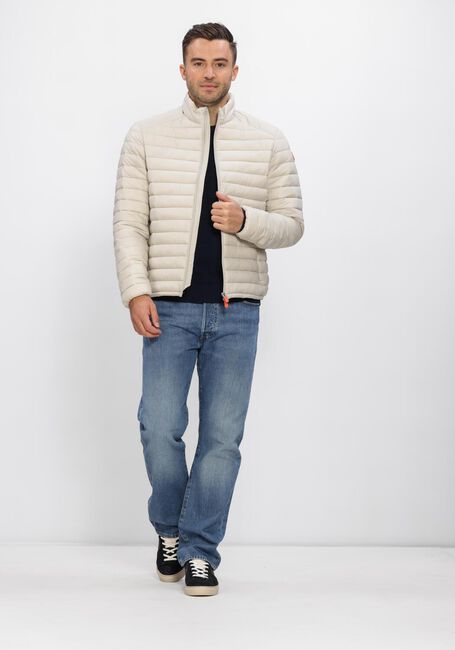 Ecru SAVE THE DUCK Wattierte Jack ALEXANDER GIGA01 - large