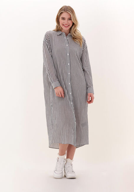 Graue JUST FEMALE Midikleid OCEAN SHIRT DRESS - large