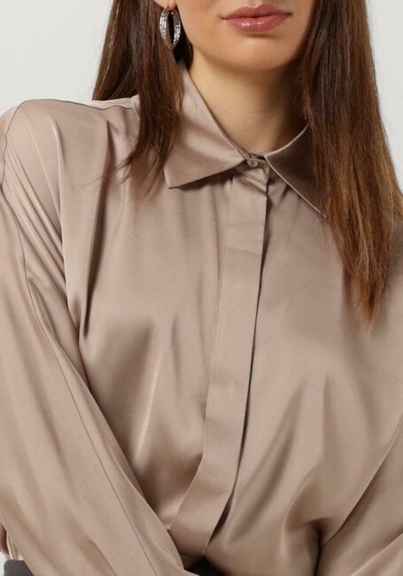 Bronzefarbene ACCESS Blusen SATIN SHIRT - large