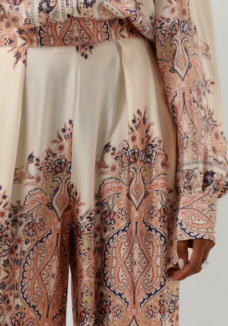 Creme NEO NOIR Weite Hose MANA PAISLEY BORDER PANTS - large