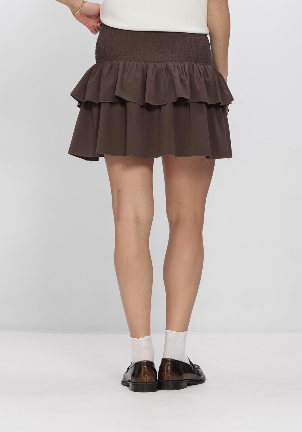 Braune NEO NOIR Minirock CARIN R SKIRT - large