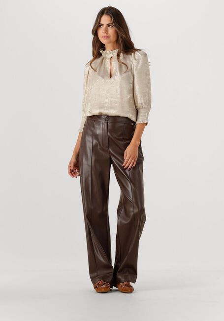 Braune LIU JO Weite Hose PANT SPALMATO - large