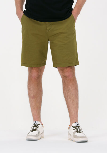 Grüne SCOTCH & SODA Kurze Hose STUART GARMENT-DYED PIMA COTTON-BLEND SHORT - large