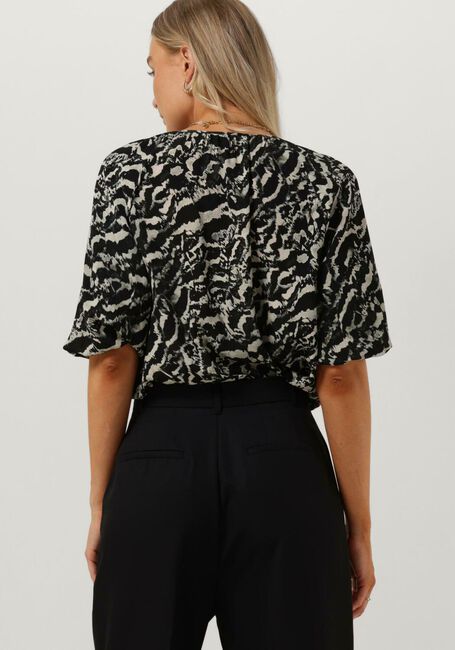 Graue VANILIA Blusen PUFF SLEEVE TOP - large