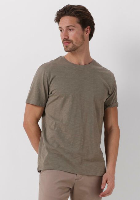 Grüne SELECTED HOMME T-shirt SLHASPEN SLUB SS O-NECK TEE NOOS - large