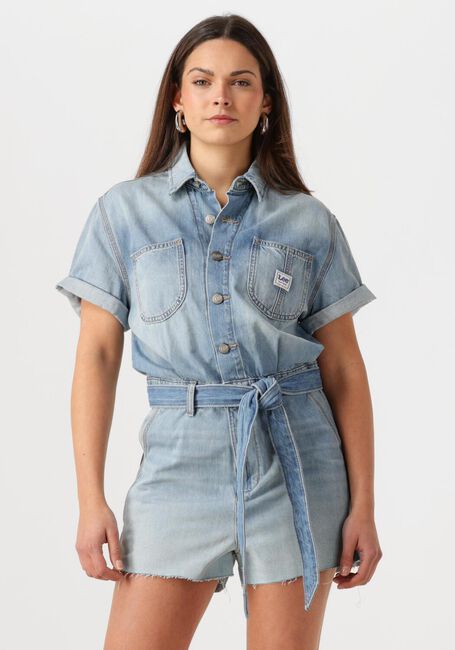 Hellblau LEE Playsuits CHORE SHORTALL - large