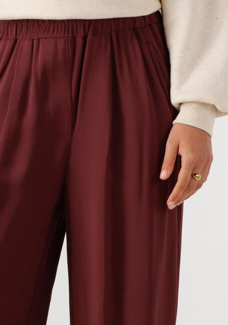 Bordeaux BY-BAR Weite Hose BENJI SATIN STRIPE PANTS - large