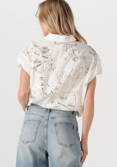 Weiße NUKUS Blusen CATALINA BLOUSE PAILLET - large