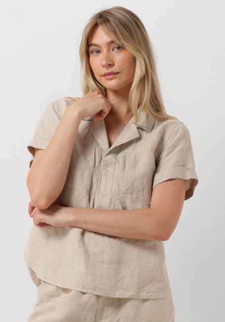 Sand VANILIA Blusen LINEN FITTED TOP - large