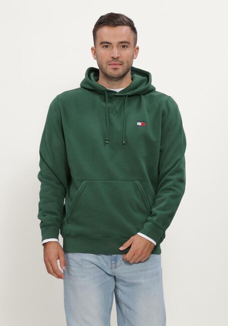 Dunkelgr&uuml;n TOMMY JEANS Sweatshirt TJM REG BADGE HOODIE EXT - large