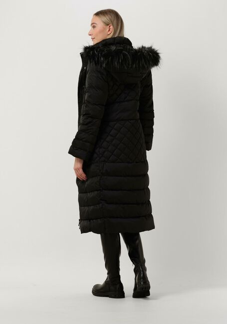 Schwarze GUESS Wattierte Jack MARLENE DOWN JACKET - large