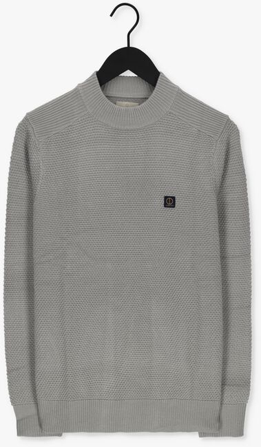 Graue DSTREZZED Pullover CREW NECK STRUCTURE KNIT - large
