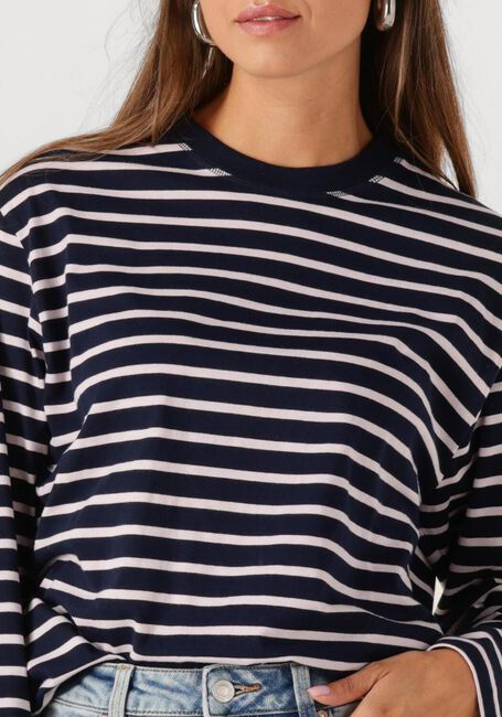 Blaue ENVII Tops & T-shirts ENKULLA LS STRIPE 5310 - large