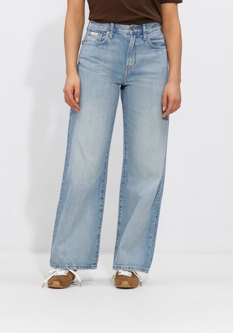 Blaue CALVIN KLEIN Wide jeans THE WIDE LEG - large