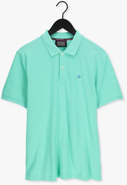 Grüne SCOTCH & SODA Polo-Shirt CLASSIC PIQUE POLO IN ORGANIC COTTON - large