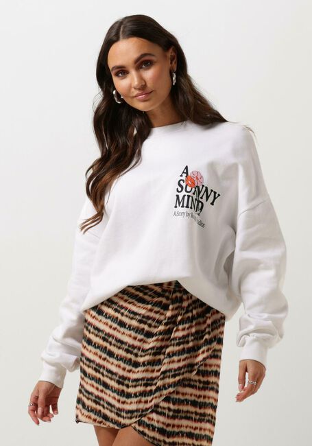 Weiße ROUGH STUDIOS Sweatshirt SUNNY MIND SWEATSHIRT - large